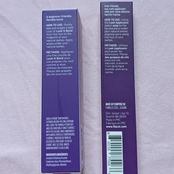 Lilac St Lock-It Bond Lash Glue & Applicator Set — Brand New In Box 😃 - Picture 4 of 4